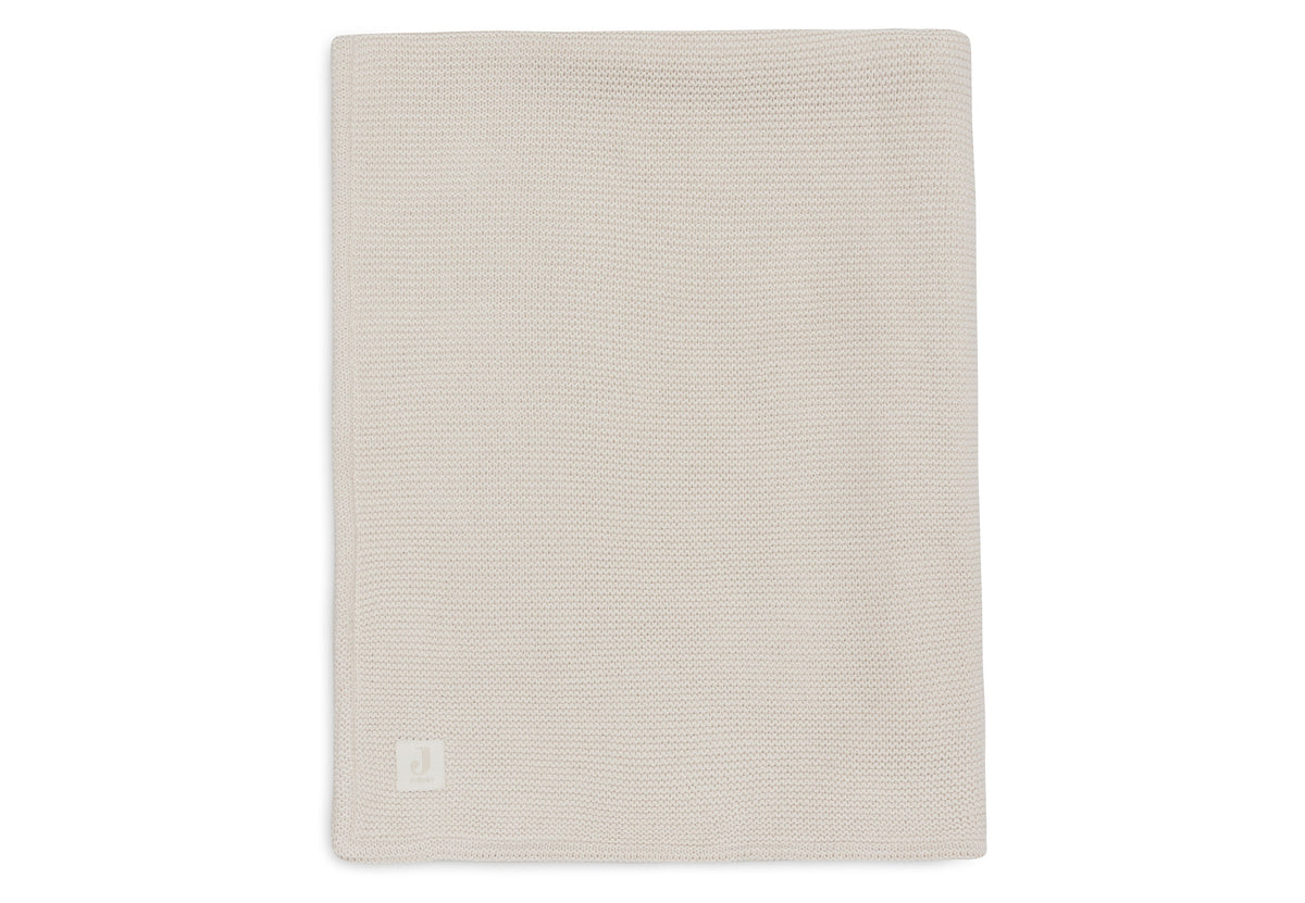 Jollein Deken Ledikant 100x150cm Basic Knit | Oatmeal/Velvet