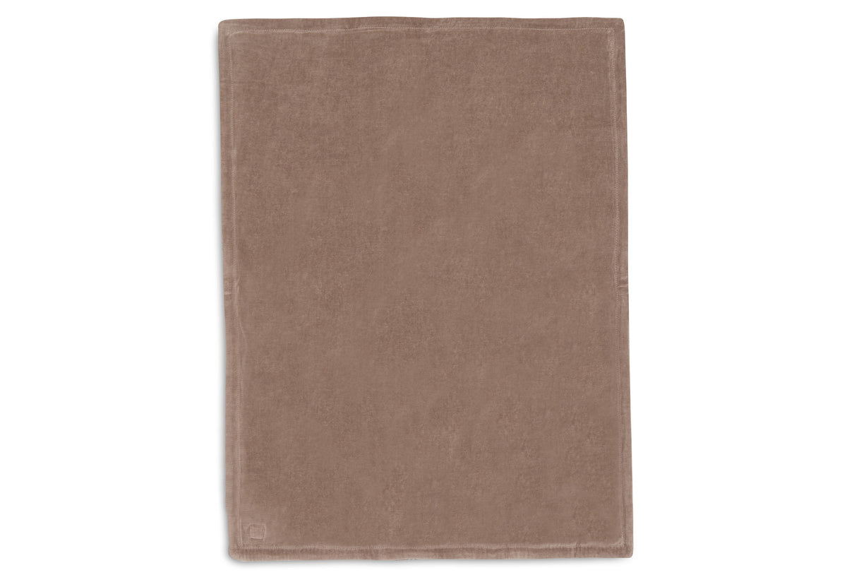 Jollein Deken Ledikant 100x150cm Box Knit | Milky Coffee/Velvet | Gots