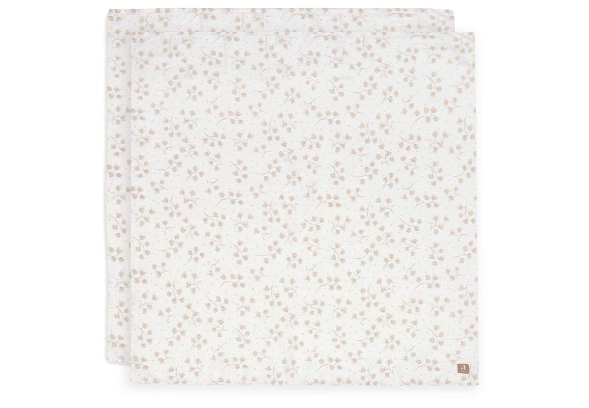 Jollein Hydrofiele Doek Large 115x115cm | Leafy Dreams | 2st