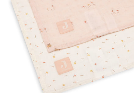 Grote hydrofiele doek Pretty Picnic van Jollein die veel vocht opneemt, bij De Gele Flamingo