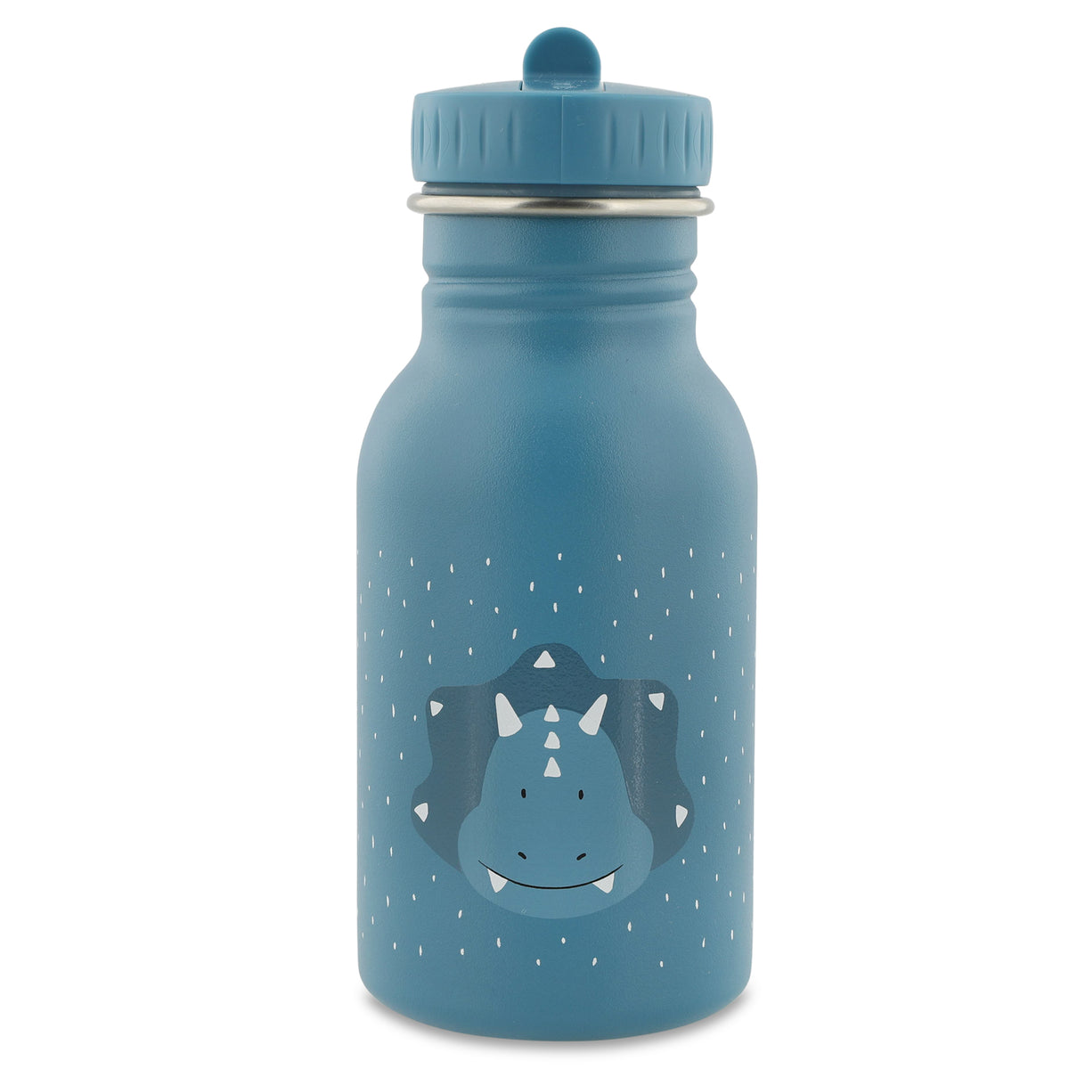 Trixie RVS Drinkfles 350 ml Mr. Triceratops - vooraanzicht