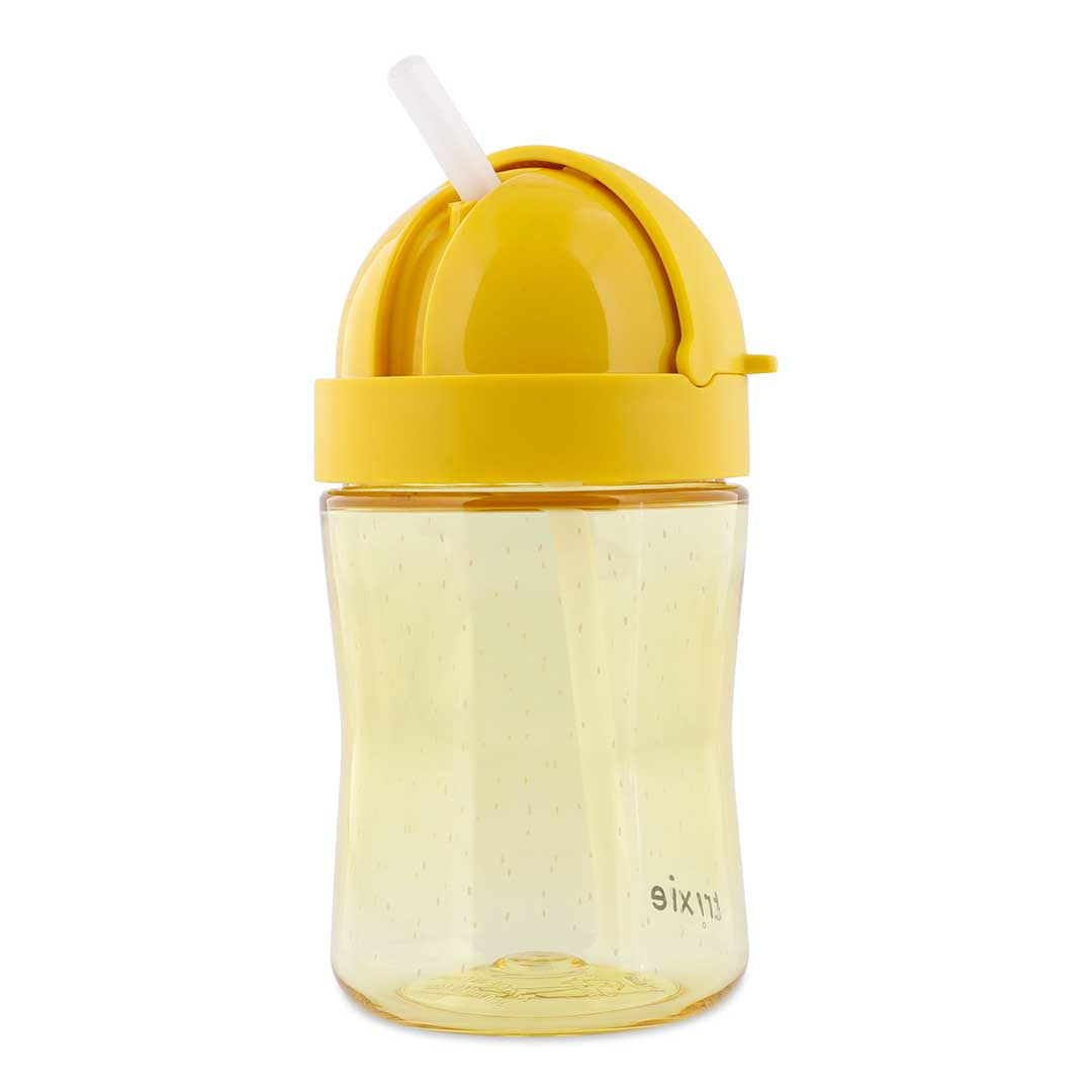 Trixie Rietjesbeker Tritan 300 ml Mr Lion vooraanzicht met rietje