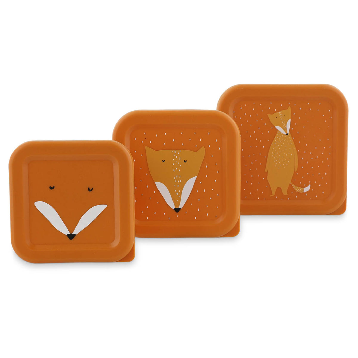 Trixie Snack Box Set Mr. Fox, de drie snackdoosjes vooraan