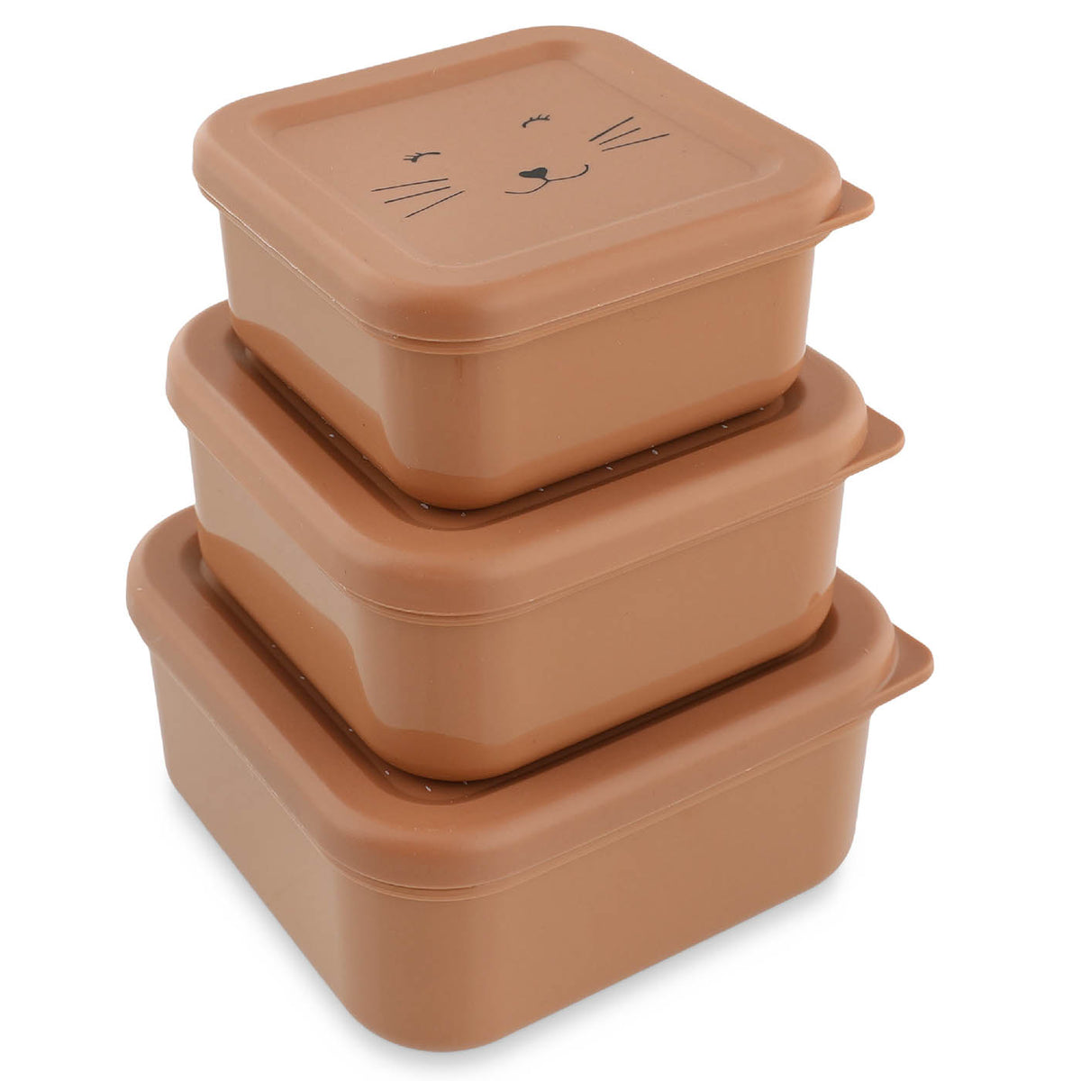 Trixie snack box set Mrs. Cat, drie stapelbare snackdoosjes