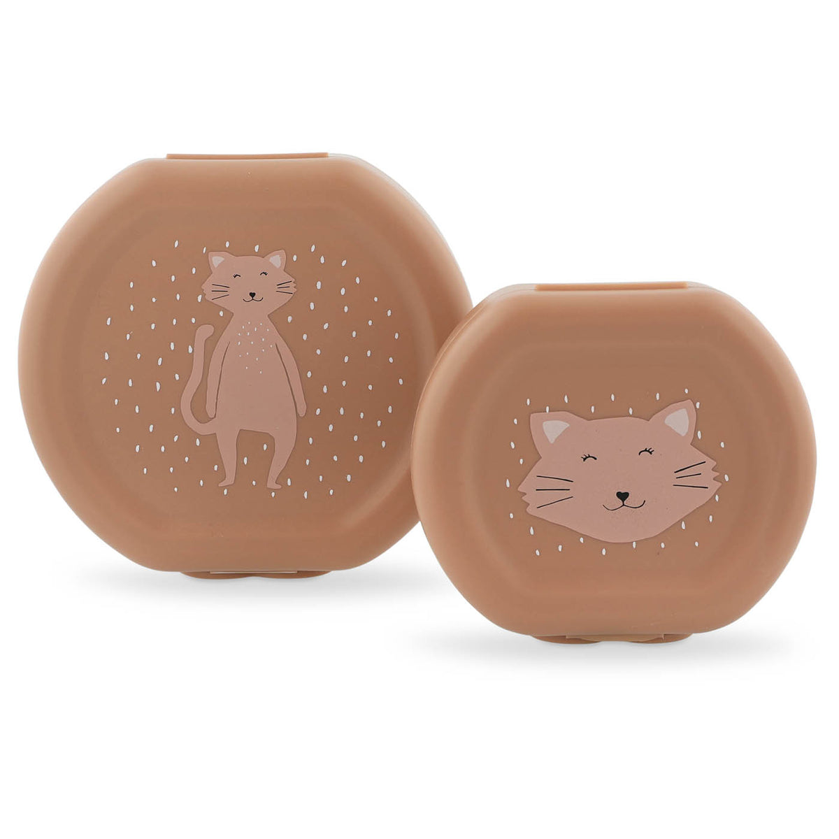Trixie Snack Box Set met Clip Mrs. Cat, de twee snackdoosjes vooraan