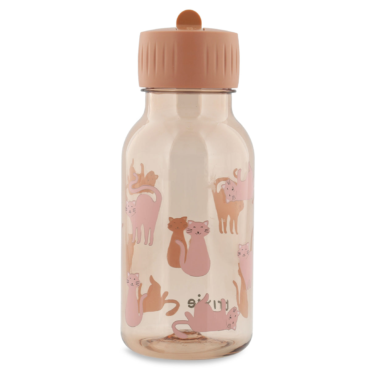 Trixie Tritan drinkfles Charming Cat 350 ml, vooraanzicht van de fles