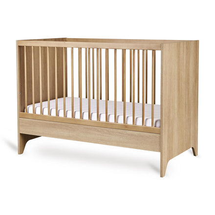 Meegroeibed Tsugi 120x60 cm van Quax in Honey Ash met meegeleverde uitvalbescherming, bij De Gele Flamingo.