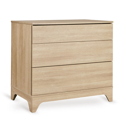 Quax commode Tsugi Honey Ash, compatibel met de lade-organizer, verkrijgbaar bij De Gele Flamingo.