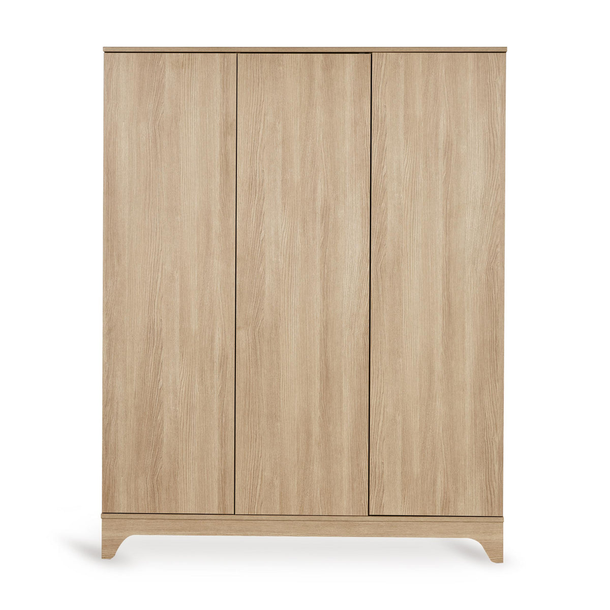 Quax kast XL Tsugi in Honey Ash met drie draaideuren en push-systeem, te koop bij De Gele Flamingo.