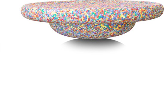 Stapelstein Balance Board Super Confetti, rond balansbord bovenaanzicht