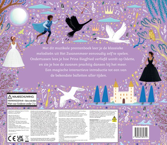 Christofoor muzikaal boek Het Zwanenmeer, interactief prentenboek bij De Gele Flamingo