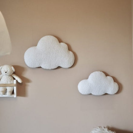 Little Loua Wolk Bouclé Wanddecoratie | Kleine wolk