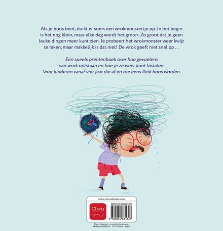 Het wrokmonster van Clavis telt 32 pagina's en nodigt uit tot praten over emoties, De Gele Flamingo.