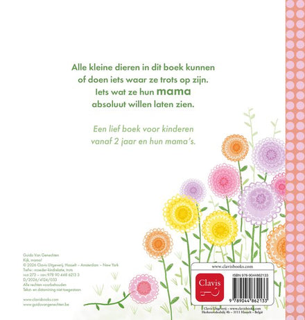 Clavis prentenboek Kijk, mama! in hardcover met 20 paginas, te koop bij De Gele Flamingo