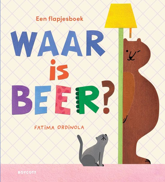 Boycott flapjesboek Waar is Beer? met verrassende dieren onder de flapjes, De Gele Flamingo