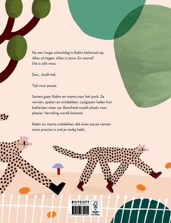 Boycott Pauze voor Robin in hardcover met 32 paginas, voor 4 tot 6 jaar, De Gele Flamingo