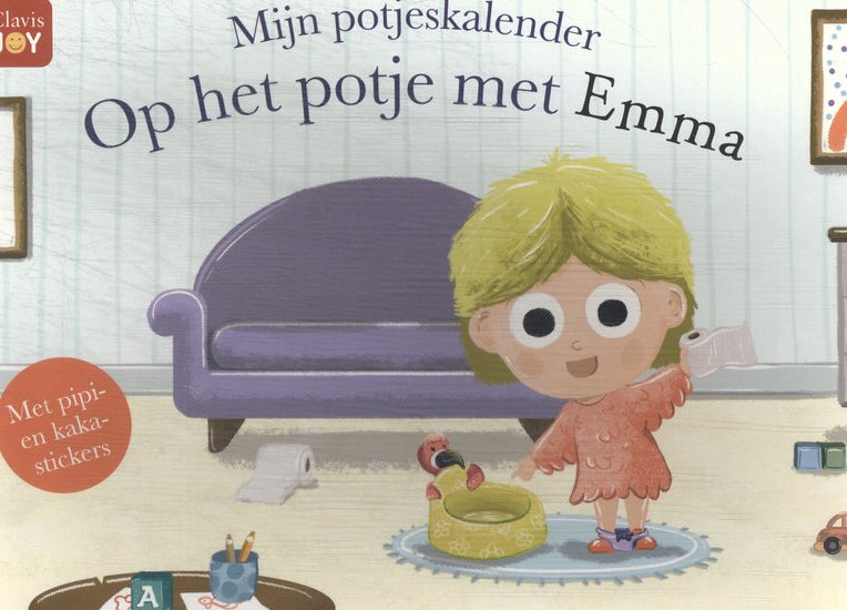 Clavis Boekje | Mijn potjeskalender. Op het potje met Anna - Met Stickers