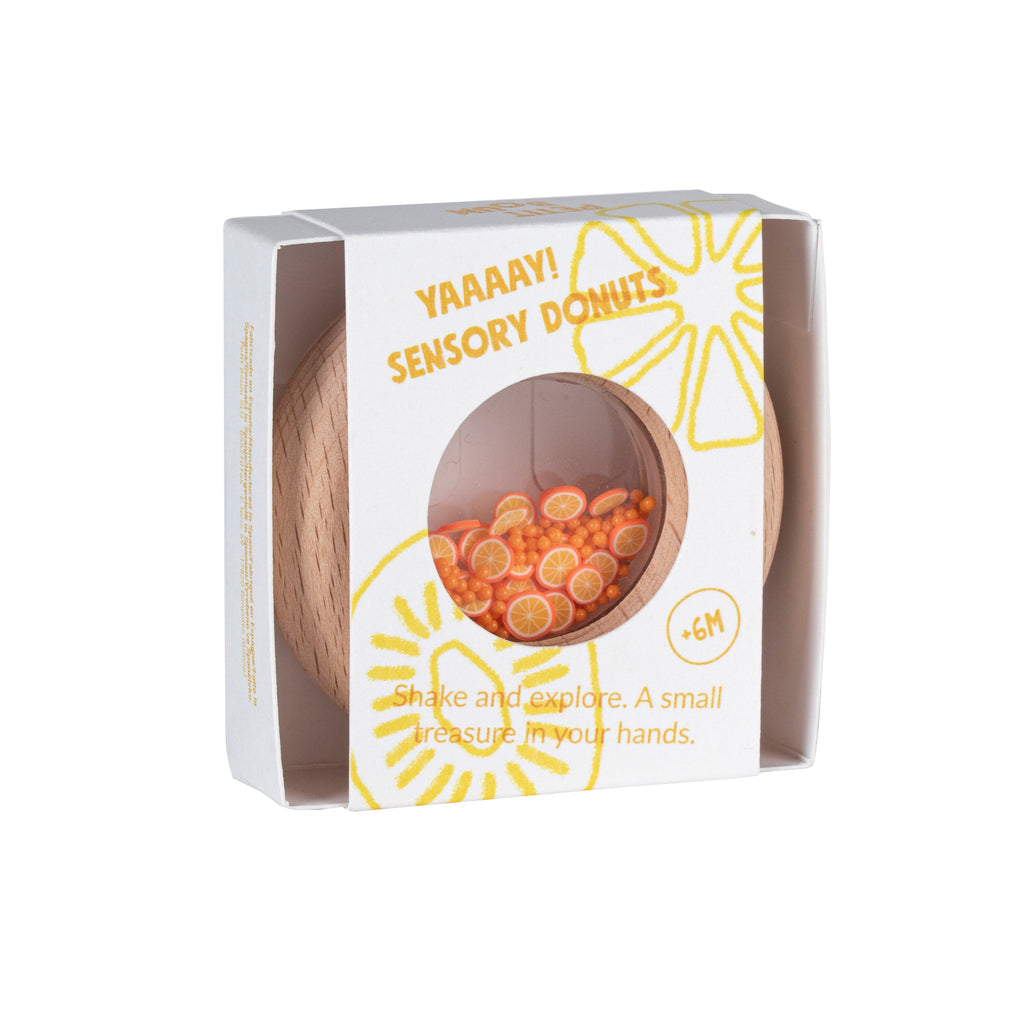 Petit Boum Sensorische Donut | Sinaasappels