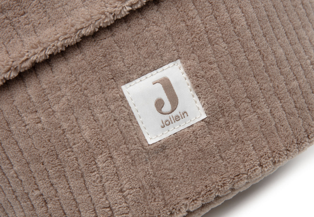 Jollein Commodemandje Cloudy Rib | Milky Coffee
