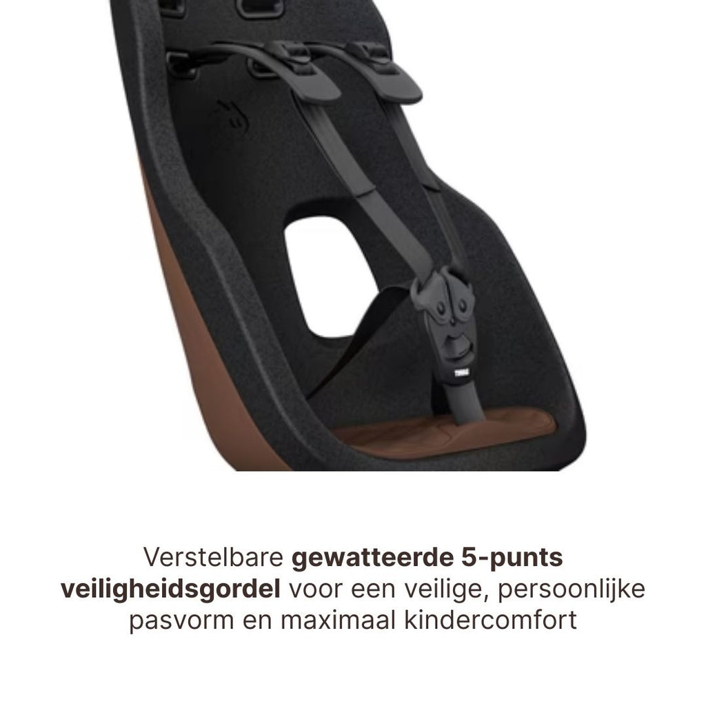 Thule Yepp Nexxt 2 Maxi Fietszitje Fietsstoel Achterop Bagagedrager Montage I Chocolate Brown