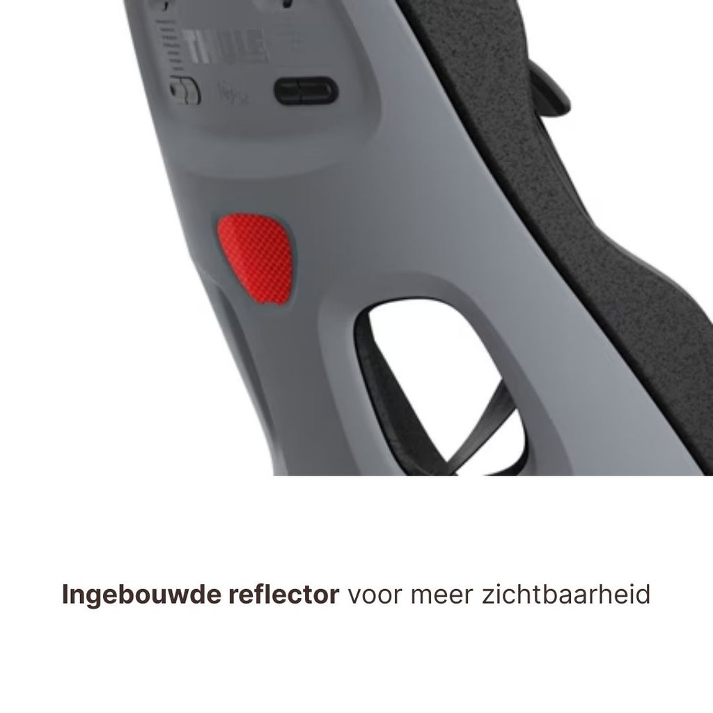 Thule Yepp Nexxt 2 Maxi Fietszitje Fietsstoel Achterop Bagagedrager Montage I Monument Grey