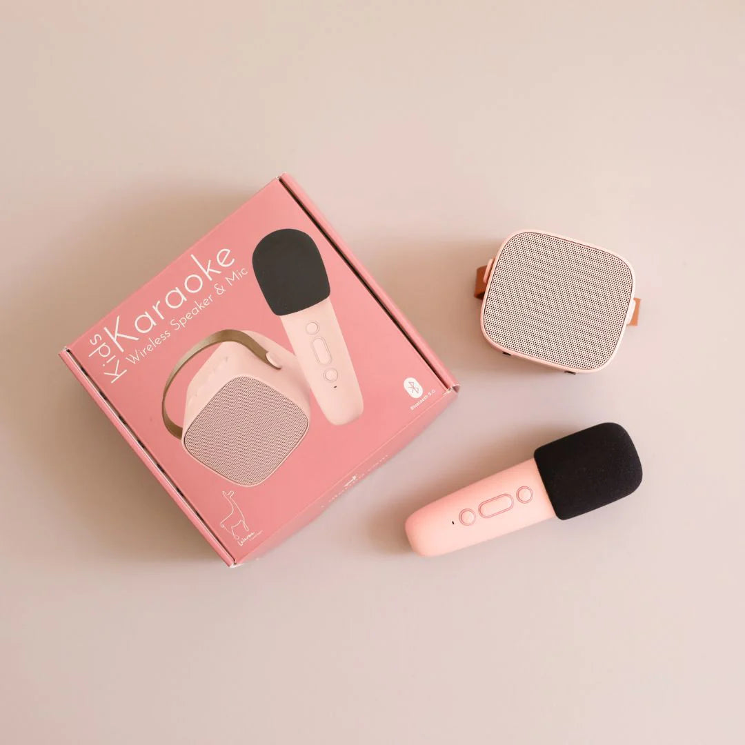 * Lalarma Karaoke Set Met Draadloze Microfoon | Roze