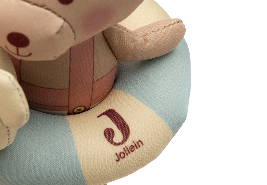 Zachte vormen van de Jollein badpop Teddy Bear voor kleine handjes, bij De Gele Flamingo