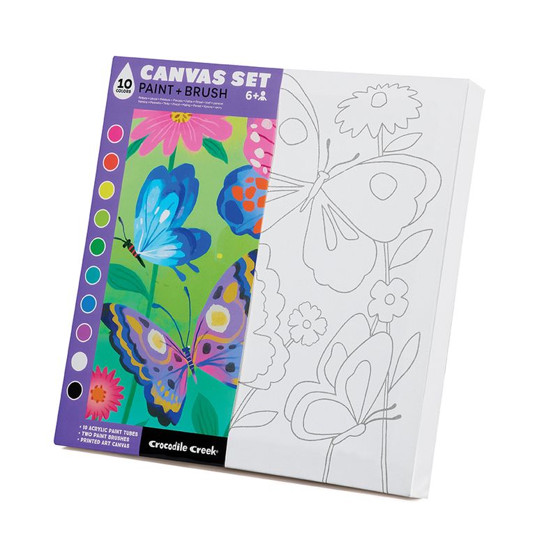 * Crocodile Creek Creativity | Canvas Art Sets | Vlinders