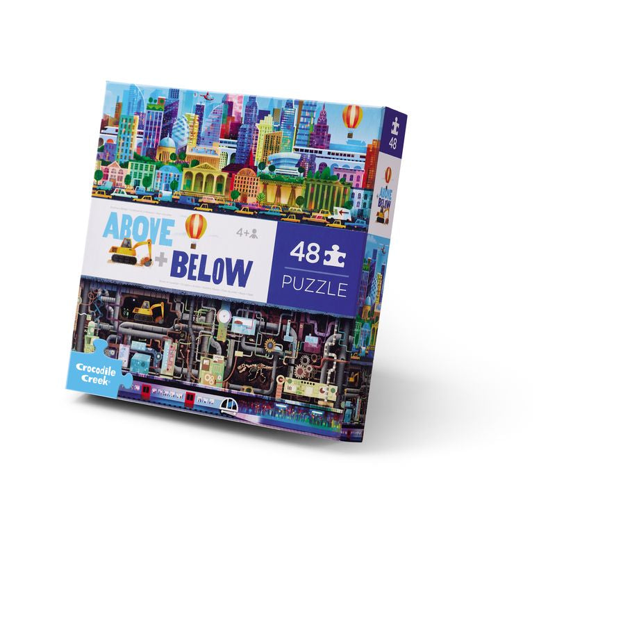 * Crocodile Creek Above + Below Puzzels 48ST | Stad