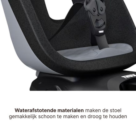 Thule Yepp Nexxt 2 Maxi Fietszitje Fietsstoel Achterop Bagagedrager Montage I Monument Grey