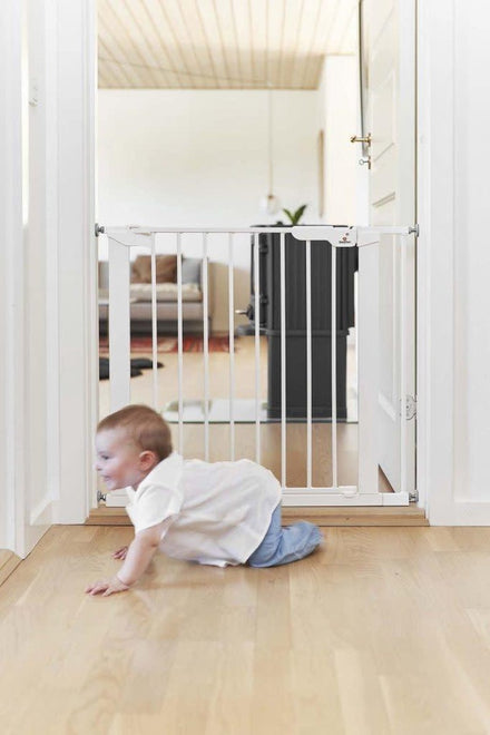 Babydan Deurhekje Asta incl. 2 verlengstukken | Wit