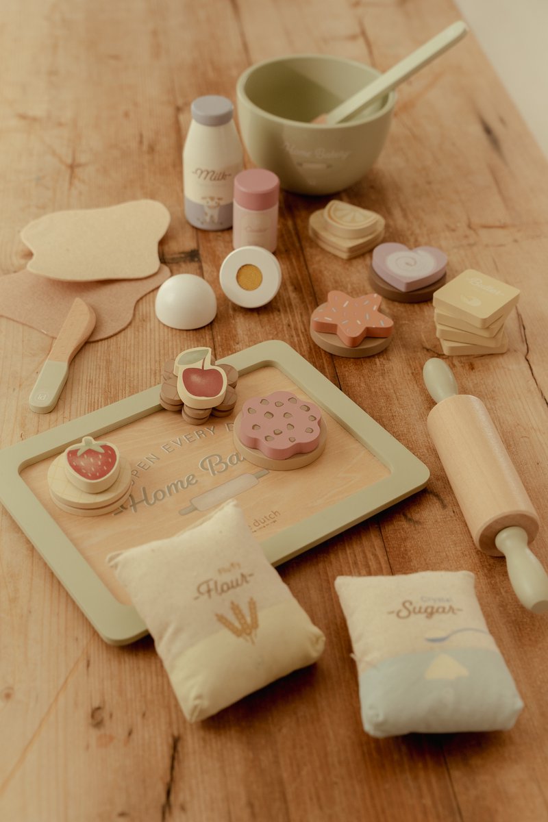 Little Dutch Houten Koekjes Bakset