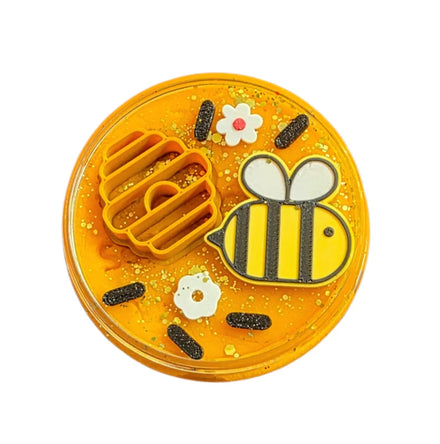 SensoryFun Klei Sensory Dough Beezzz, zachte natuurlijke speelklei met toppings bij De Gele Flamingo