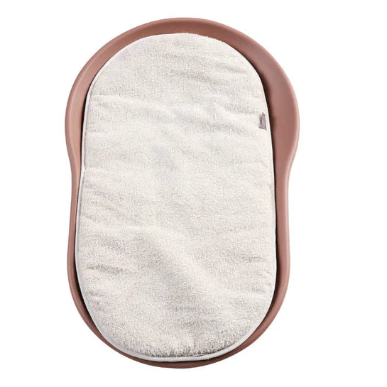 Quax Mamee Inlegkussen in badstof, kleur Clay, past in het Mamee waskussen, verkrijgbaar bij De Gele Flamingo.