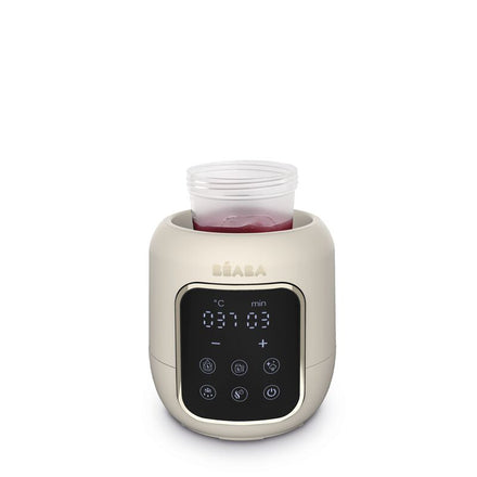 Béaba Multi Milk Flessenwarmer Klei-Aarde met verwijderbare onderdelen voor eenvoudig schoonmaken, De Gele Flamingo
