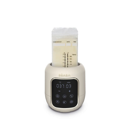 Béaba Multi Milk Flessenwarmer Klei-Aarde verwarmt gelijkmatig zonder hotspots, De Gele Flamingo