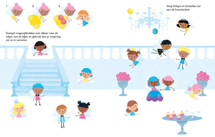 Usborne Stempelen Met Je Vingers | Elfjes En Eenhoorns