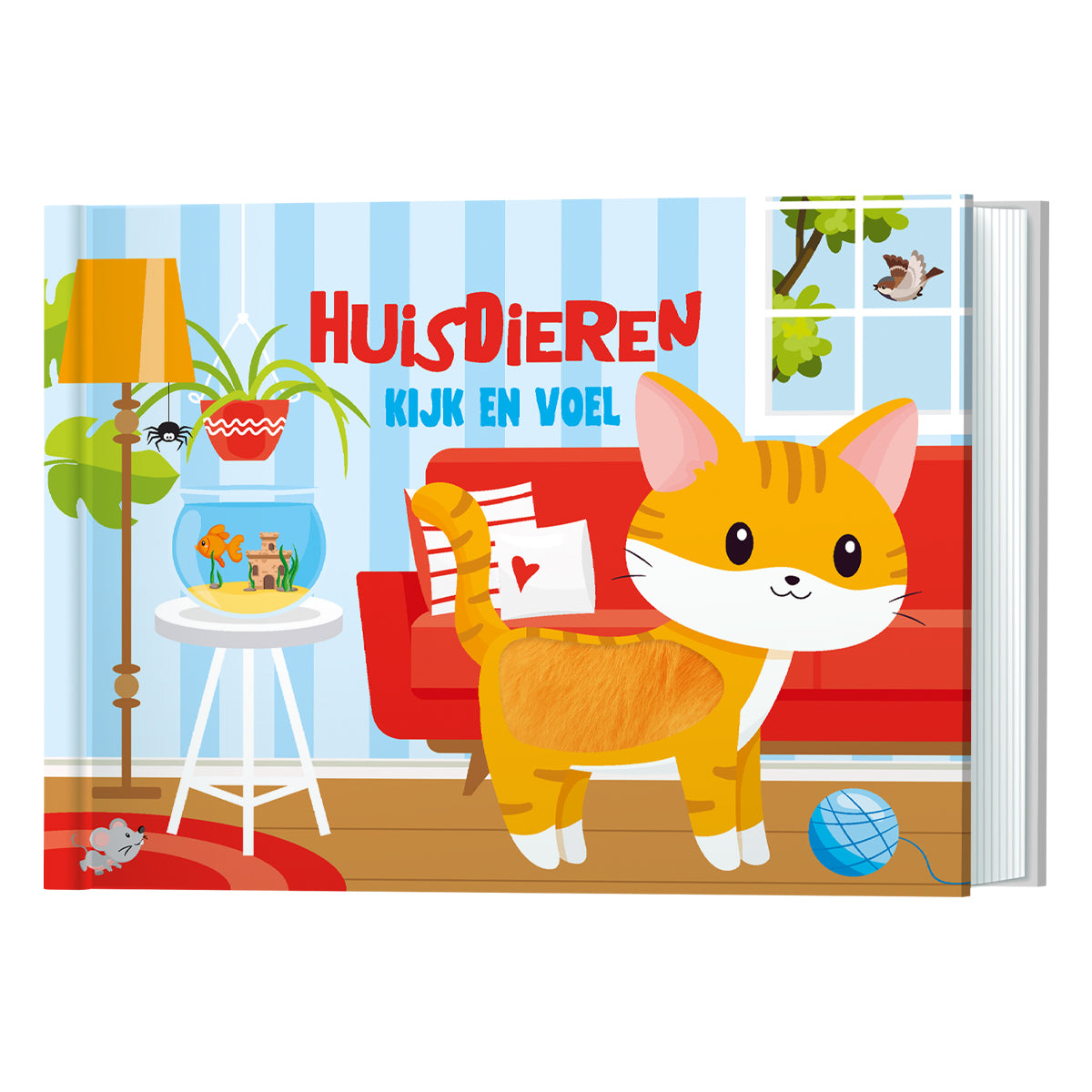 De Lantaarn Voorleesboek Kijk & Voel | Huisdieren