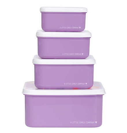 Stapelbare lunchbox en snackboxjes met Prinsessen-design