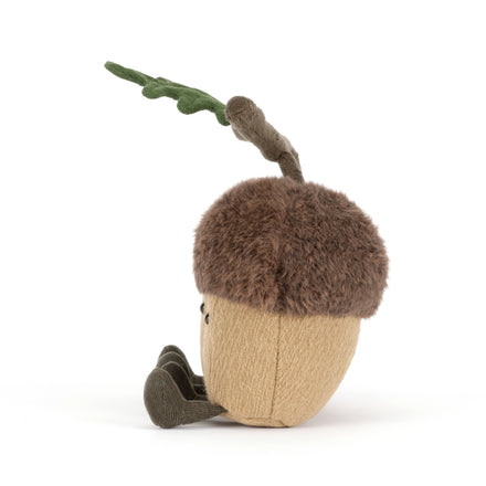Jellycat knuffel Ort en Tum met eikelmutsje, vol humor en charme, te koop bij De Gele Flamingo