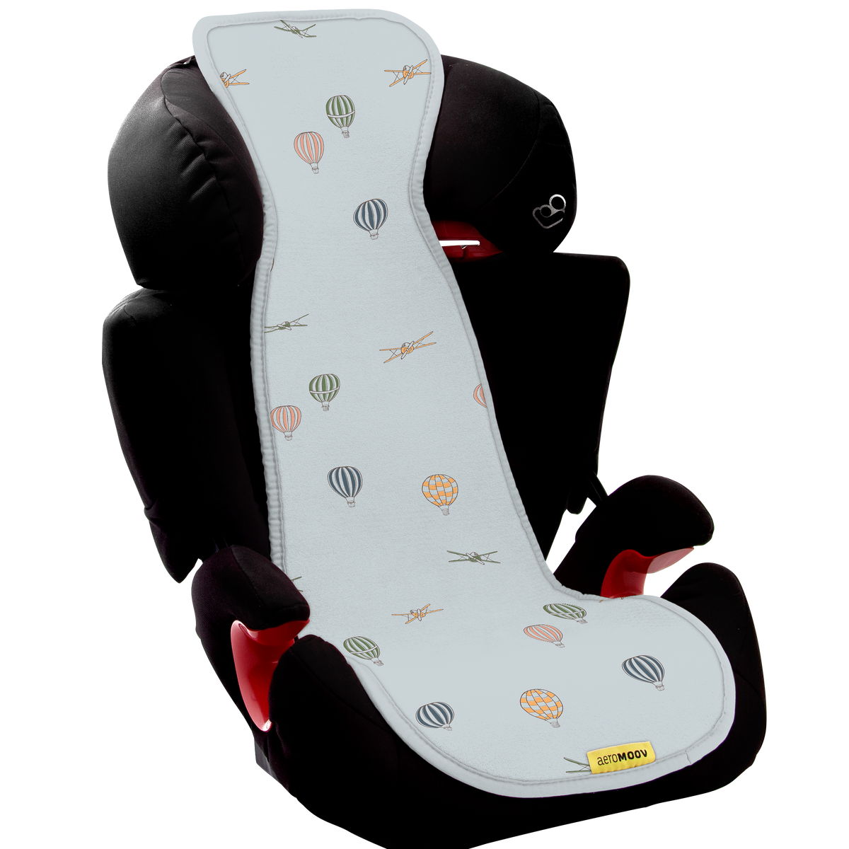 Aeromoov Air Layer groep 2/3 inleg met Air Traffic print, autostoelmatje van De Gele Flamingo