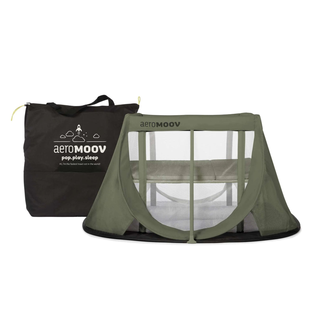 AeroMoov Instant Reisbedje | Green Moss