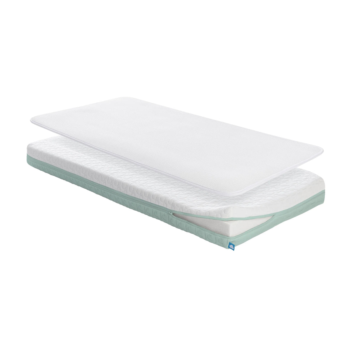 AeroSleep EvoDuo Matraspakket voor Babybed/Ledikant| Matras + Matrasbeschermer 70 x 140 cm