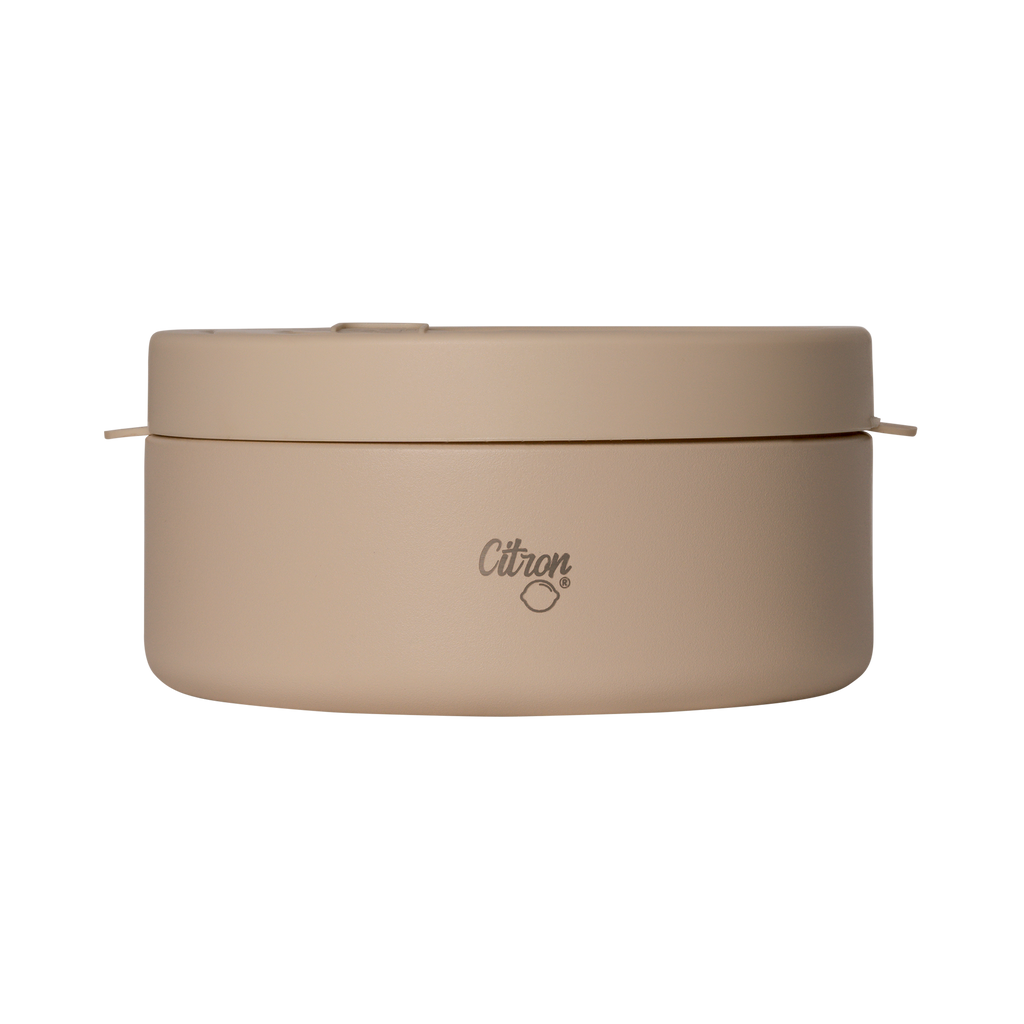 Citron RVS Thermo Food Jar 400ml | Beige
