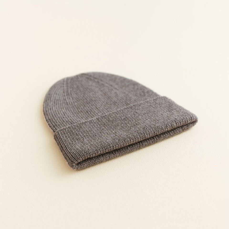 Hvid Newborn Beanie Fonzie 0-6M | Otter