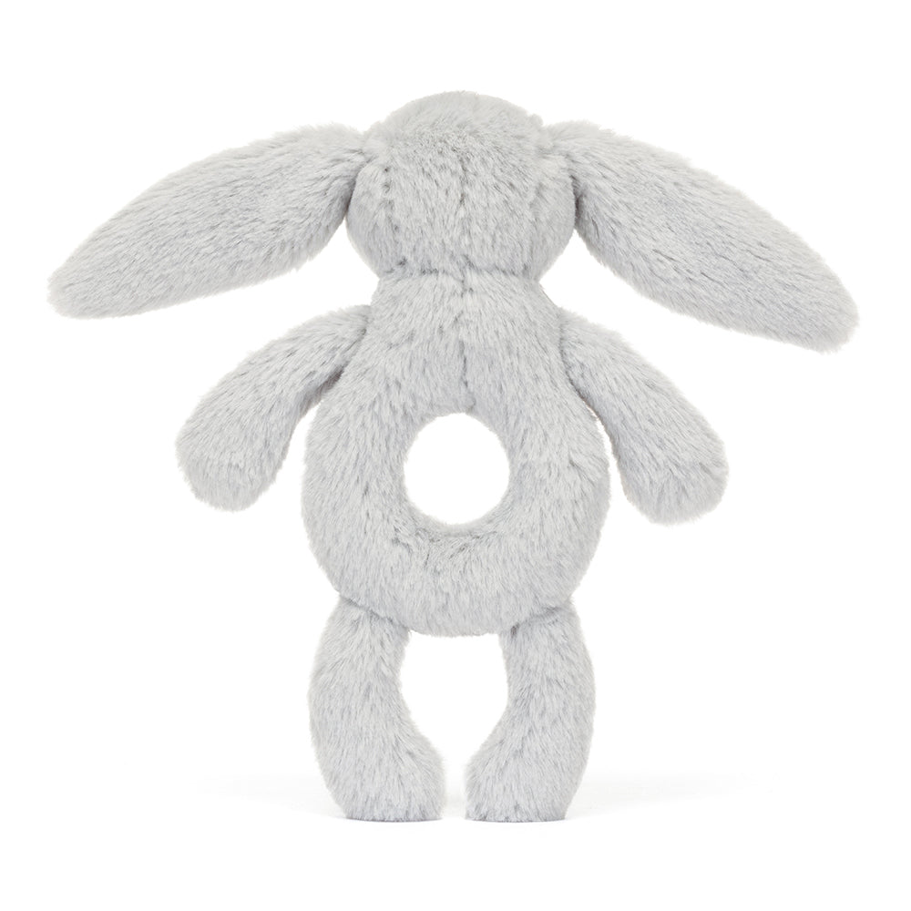 * Jellycat Knuffel Bashful Silver Bunny Ring Rammelaar