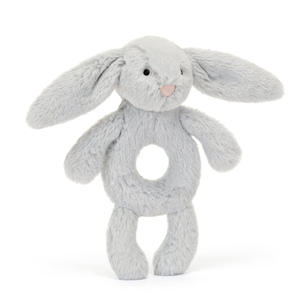 * Jellycat Knuffel Bashful Silver Bunny Ring Rammelaar