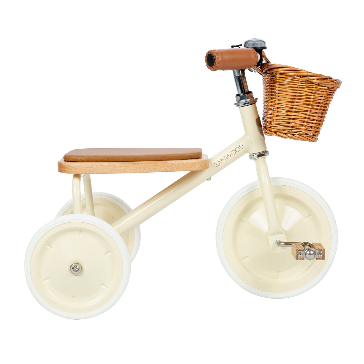 Banwood Driewieler Met Mandje | Cream