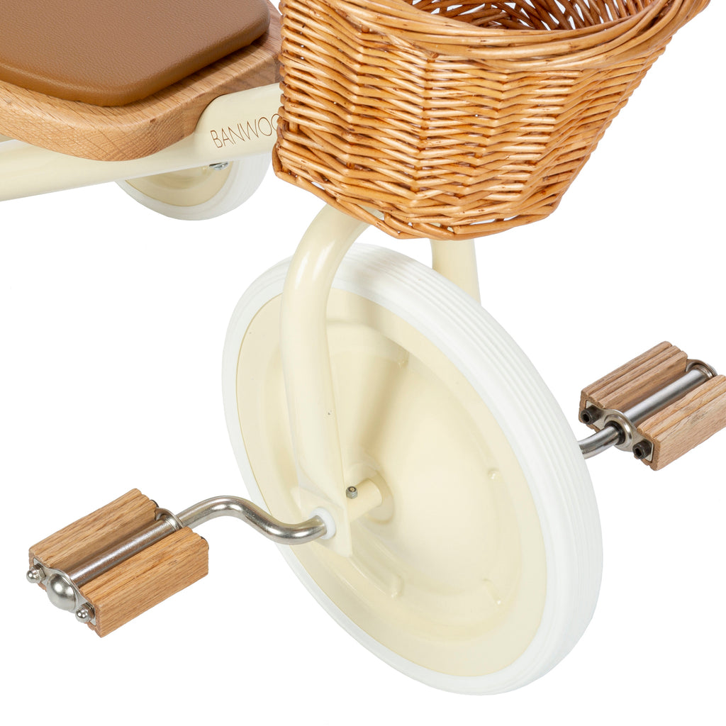 Banwood Driewieler Met Mandje | Cream