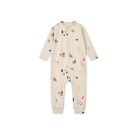 * Liewood Birk Printed Pyjamas Jumpsuit | Holiday / Sandy